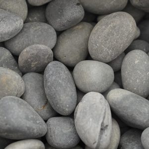 Black Beach Pebbles Landscaping Supplies from Field Stone Center Inc. in Covington, GA.